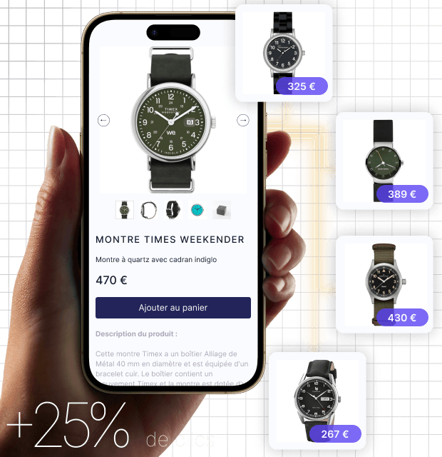 Transformez chaque image en opportunité de vente grâce à l’IA et la recommandation visuelle.